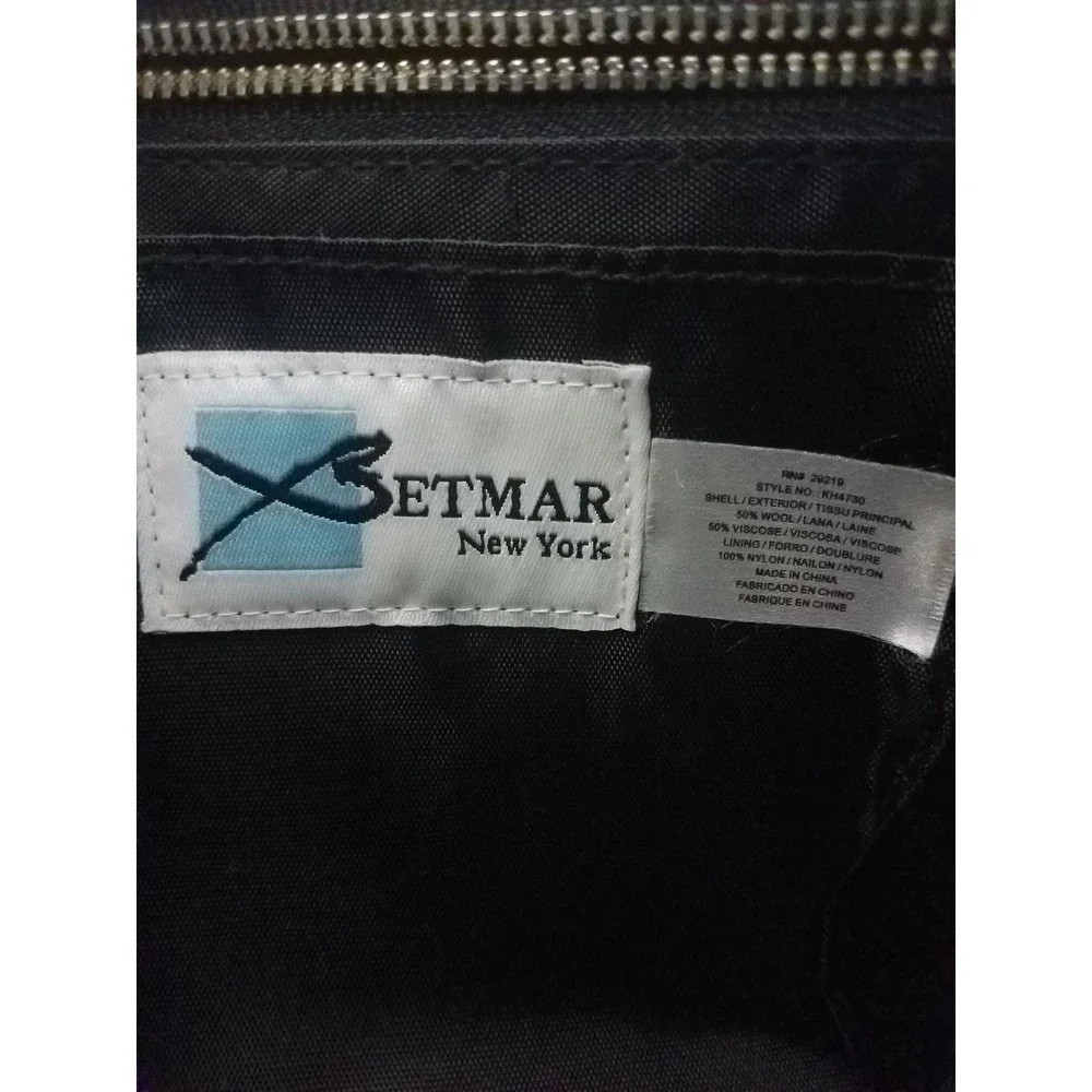 Betmar New York Wool Multicolor Handbag Purse Style # KH4730 EUC HB10‎